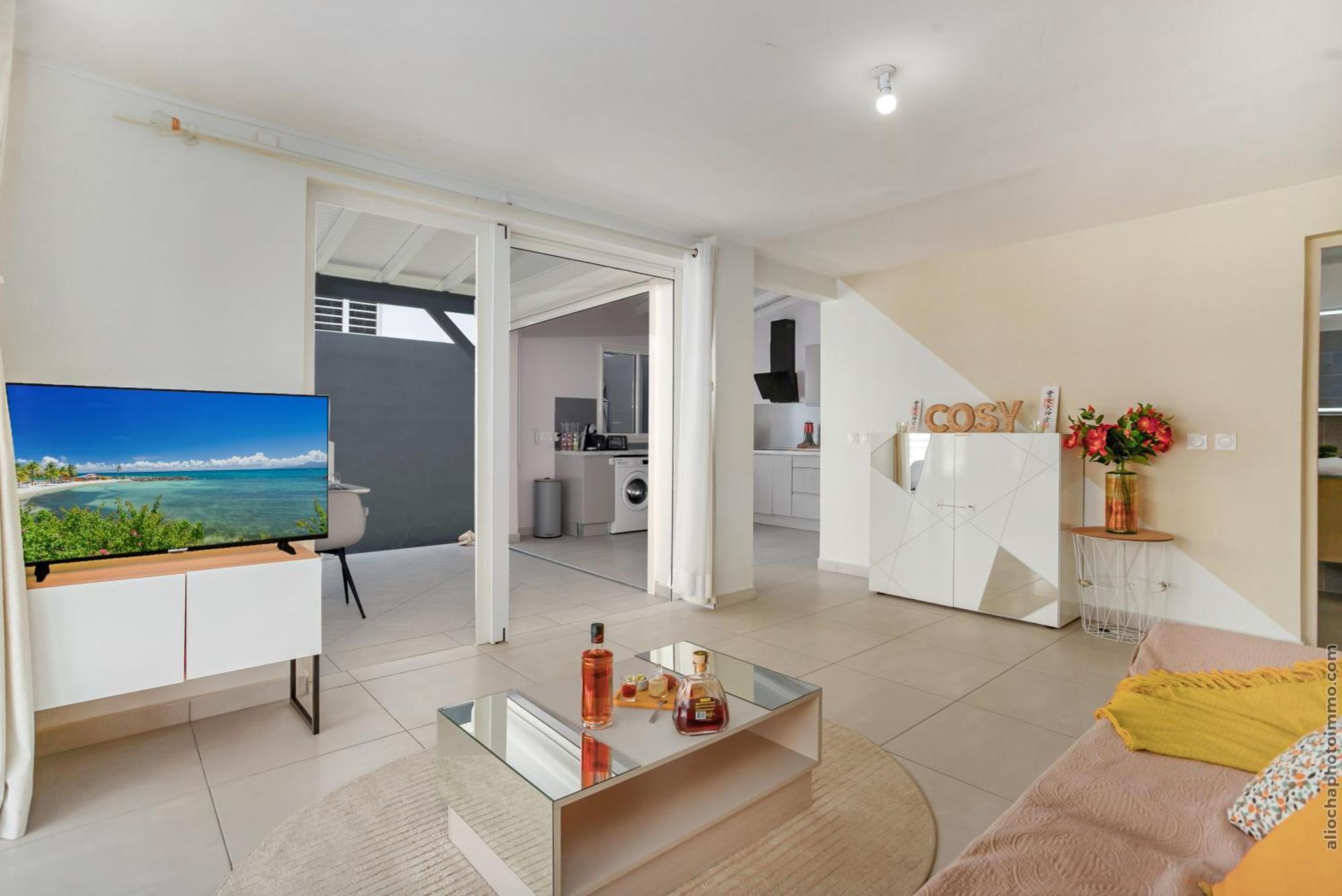 Appartement Gosier T3 Cosy Jacuzzi - Romantique